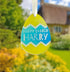 Hanging Happy Easter Personalised Egg